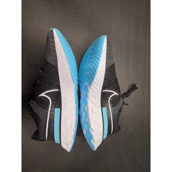Nike React Infinity Run Flyknit 2 Women Shoes Anthracite Ghost Black Size 6.5 B - Picture 6 of 12